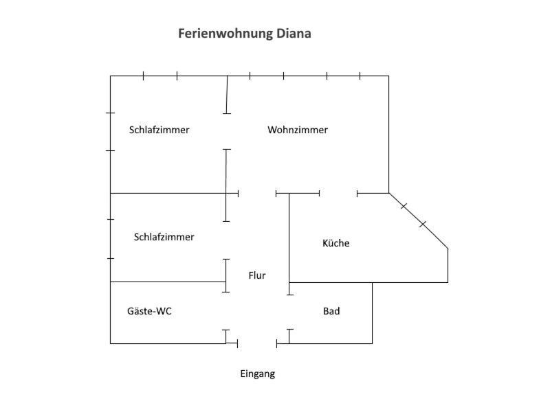 Ferienwohnung Diana Wilhelmshaven Zewnętrze zdjęcie